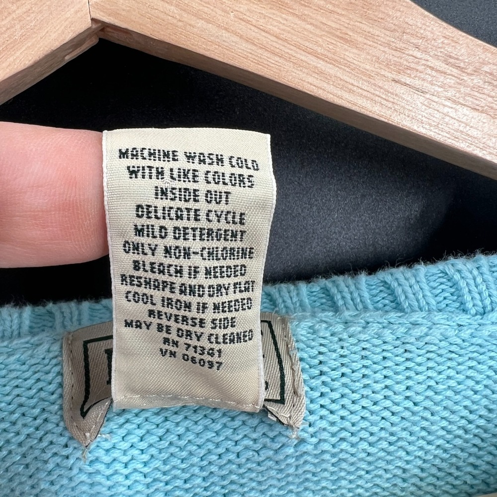 90s L.L. Bean heritage prep New England outdoor cozy cabincore vintage crew XL - Picture 4 of 7
